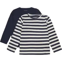 Minymo Bluse - 2er-Pack - Marshmallow - - 3 Jahre (98) - Blusen