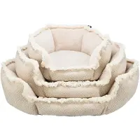 Trixie Boho Hundekorb - 80 x 80 cm - Sand/Beige