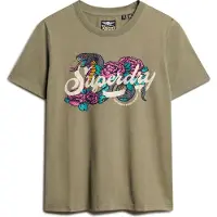 Superdry Tattoo Script Relaxed Kurzarm-t-shirt