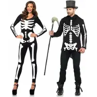 Leg avenue Skelett Catsuit