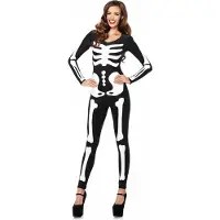 Leg avenue Skelett Catsuit