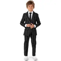 Opposuits SuitMeister Boys Glow in the Dark Nadelstreifen Anzug für Kinder