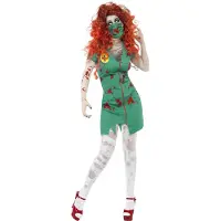 Smiffys Zombie OP-Schwester - Kostüm für Halloween Fasching