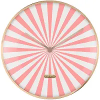 Karlsson - Wanduhr Candy Swirl Dome - Rosa - Ø40cm