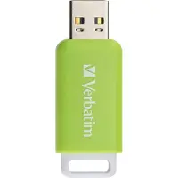Verbatim USB 2.0 Stick 32GB, DataBar, grün Typ-A, (R) 12MB/s, (W) 5MB/s, Retail-Blister