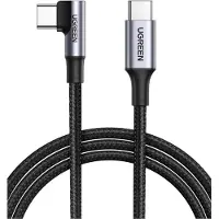 UGREEN USB-C Kabel 90º, 2m, 480Mb/s, Schwarz/Grau