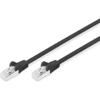 Digitus CAT6 S/FTP Patchkabel, 10 m, Cat6, SF/UTP (S-FTP), RJ-45, RJ-45, Schwarz