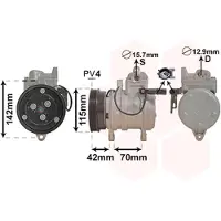VAN WEZEL Kompressor, Klimaanlage 8300K121