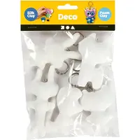 Creativ Company Stoff Tiere Schlüsselanhänger Set - 5 Stück - Bastelspielzeug