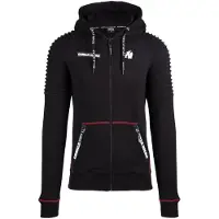 Gorilla wear Sweatshirt, mit gerippten Schultern und Kapuze