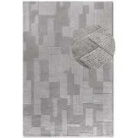 Home Collection Wollteppich "Wilhelmine", rechteckig, 10 mm Höhe, Läufer, handgewebt, Wolle, Natur, Wohnzimmer, Geometrie, Boho