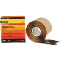3M Scotch tape 2228 sort mastik tape med gummiryg 50 mm x 3 m - (10 stk.)