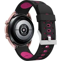 Cover-Discount 20mm Silikon Ersatzarmband BI-color pink