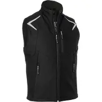 Kübler Bodyforce Softshell Weste Schwarz XXL