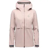 Black Diamond - Wasserfeste und winddichte Jacke &ndash; Damen / Frau &ndash; W Factor Shell Pale Mauve - W Factor Shell Pale Mauve für Damen - Größe