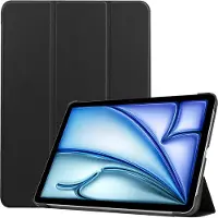 Lobwerk Schutzhülle für Apple iPad Air 13 2024 M2 Slim Case Etui mit Standfunktion und Auto Sleep/Wake Funkt