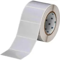 Brady THT-19-413-1, Polyester, Silber, 76.20 x 50.80 mm, permanent (1000 E.)