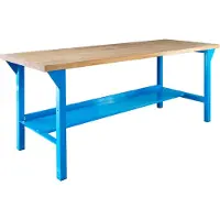 ADB Werkbank PROFI 1500 lichtblau 150,0 x 75,0 x 85,0 cm