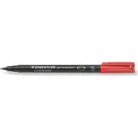 Staedtler Folienschreiber Universalstift, S, WF, rot, 10 St.