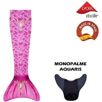 Kuaki Mermaids Meerjungfrau-Kostüm mit Monoflosse Aquaris