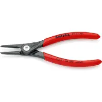 Knipex Präzisionsicherungsringzange DIN 5254 A Länge 140mm Ø 3-10mm grau atramentiert - 49 11 A0 SB
