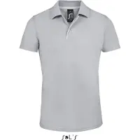 Sol SOLs 01180 | Mens Sports Polo Shirt Performer - Farbe: Pure Grey - Größe: 3XL