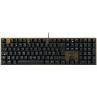 Cherry KC 200 MX, Volle Größe (100%), Kabelgebunden, USB, Mechanischer Switch, AZERTY, Schwarz, Bronze