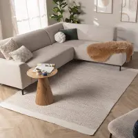 NATURL. Wollteppich - Bliss Beige Meliert 280x380 cm