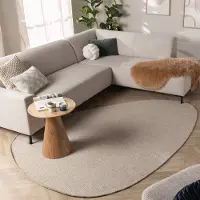 NATURL. Wollteppich Organisch - Bliss Creme Weiß 80x150 cm