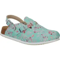 Birkenstock Clog Kay Flowers Gr.39 flower field mint Obermaterial:Birko-Flor