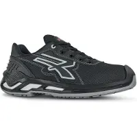 U Power ZORBI, Sicherheitsschuhe, leichte, durchtrittsichere Unisex-Turnschuhe, Bastsohle, Infinergy-Einsatz, mit Aluminium-Zehenkappen - Black Blue 35