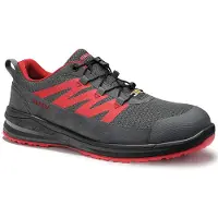 ELTEN Sicherheitshalbschuh MARTEN XXSports grey-red Low ESD S1, Gr. 37