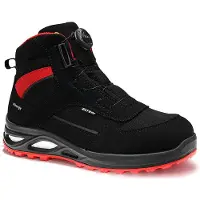 ELTEN Damen-Sicherheitsstiefel HANNAH XXTL BOA black-red Mid ESD S3, Gr. 40