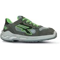 U Power SPECTRE, Sicherheitsschuhe, leichte, durchtrittsichere Unisex-Turnschuhe, Bastsohle, Infinergy-Einsatz, mit Aluminium-Zehenkappen - Grey Green 41