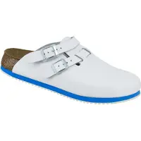 Birkenstock Kay SL Pantolette weiß schmale Weite Gr. 37