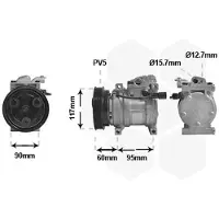 VAN WEZEL Kompressor, Klimaanlage 8201K701