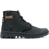 Palladium Pampa Hi Coated in Schwarz – 10 UK - 44.5 EU - 11 US / Black