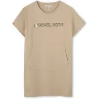 Michael Kors Kleid für den Alltag R30353 S Beige Regular Fit