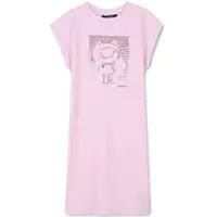 Karl Lagerfeld Kids Kleid für den Alltag Z30456 M Rosa Regular Fit