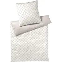 JOOP! Mako-Satin-Kissenbezug einzeln Cornflower Double Farbe Light cream Größe 80x80