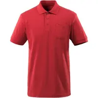 Mascot Polo-Shirt mit Brusttasche Crossover 51586, Farbe:rot, Größe:S
