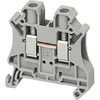 Schneider Electric Gennemgangsklemme 6mm2, grå - (50 stk.)