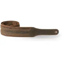 Taylor Element Strap Dark Brown Leather II - Gitarrengurt