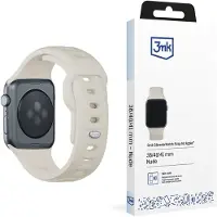 3MK Silicone Watch Strap beżowy/beige dla Apple Watch 38/40/41mm