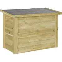 vidaXL Aufbewahrungsbox Imprägniertes Kiefernholz 80 x 44,5 x 57,5 cm
