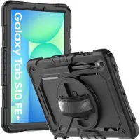 Just in Case Samsung Galaxy Tab S10 FE Plus Shockproof Case Schwarz