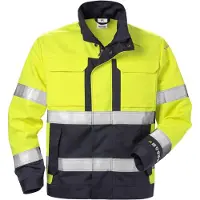 Fristads Multinorm Bundjacke 4585 FLAM Flame, gelb/marine 125938 , 1 Stück, Größe: L