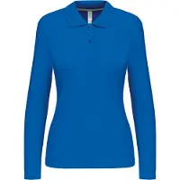 Kariban Damen Piqué Poloshirt Langarm