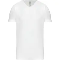 Kariban T-Shirt mit V-Ausschnitt