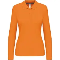 Kariban Damen Piqué Poloshirt Langarm